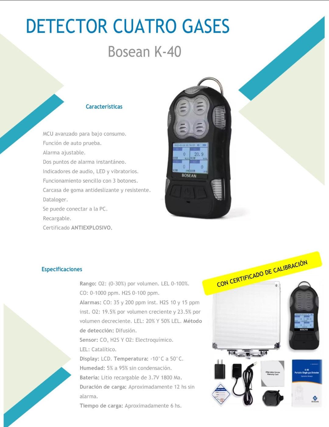 Detector de gases múltiples K-40 - Vista 4