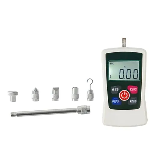 Medidor de Fuerza Digital - Dinamómetro 500N Profesional